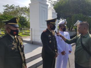 Jelang HUT TNI Ke 76, Kodim 0303/Bengkalis Ziarah Ke Makam Pahlawan Kesuma Kesatria