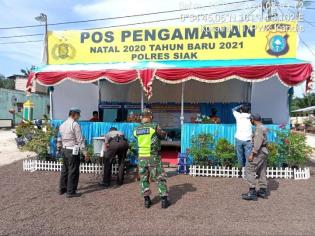 Anggota Danramil 11/Pwk Kandis Kembali Menggelar Patroli Pengamanan Natal