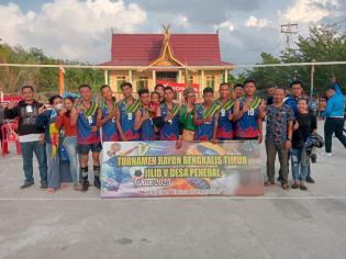 Tim Volly Ball Putra Desa Kembung Baru Berhasil Meraih Juara 1 