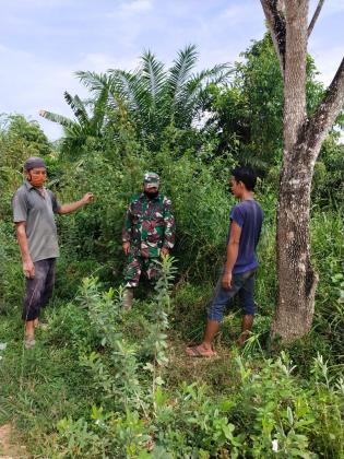 Cegah Titik Api, Sertu Pauzi Kembali Gelar Patroli Karlahut