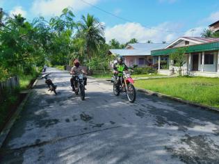 Jelang Pemilihan 9 Desember 2020 anggota Danramil 08/Merbau Gelar Patroli Pengamanan