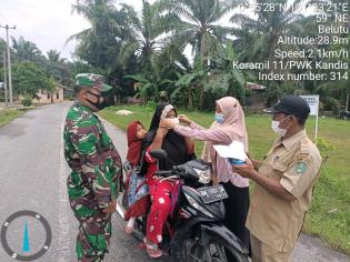 Cegah Covid 19, Peltu JP Sihombing Menggelar Operasi Prokes di Kampung Belutu