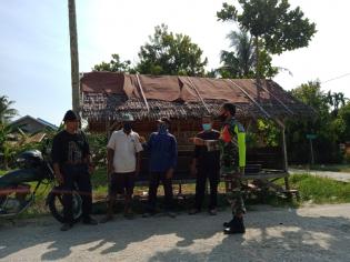 Antisipasi Penyebaran Covid 19, Anggota Koramil 06 Sabak Auh Giat Lakukan Operasi