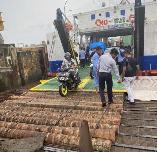 MB Dermaga Roro Rupat Mengalami Kerusakan, Mobil Sawit Tidak Boleh Beroperasi