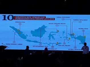 Kabupaten Bengkalis Terbaik Kelima Se-Indonesia Laju Pembangunan Desa Tercepat 2014-2018