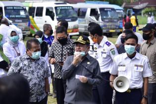 Bustami HY Monitoring Armada Angkutan Darat di Kota Duri    
