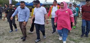 Wakil Ketua DPRD Bengkalis Syaiful Ardi hadiri turnamen U-18 Desa Petani.