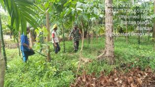 Serda Zamzuri Kembali Ingatkan Warga Bantan Tengah Hindari Kebakaran Hutan Dan Lahan